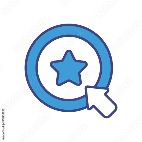 Elect Button icon vector stock illustration