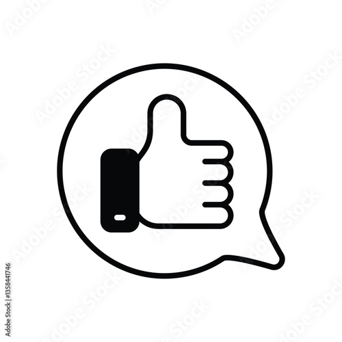 Like icon vector stock illustration