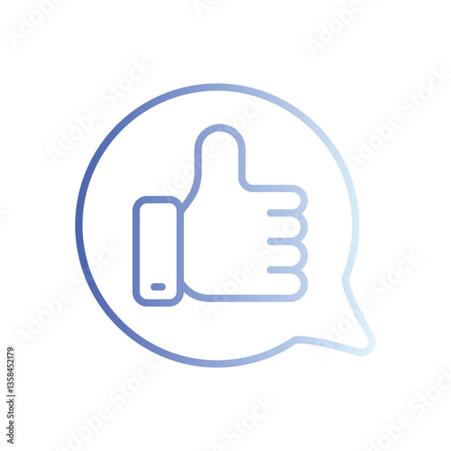 Like icon vector stock illustration