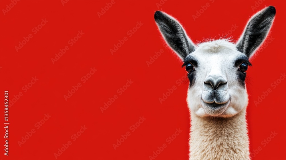 Obraz premium stock photo animal on a solid color background