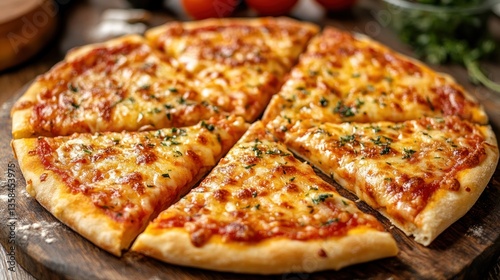 Wallpaper Mural Delicious Cheese Pizza, Ready to Eat! Torontodigital.ca