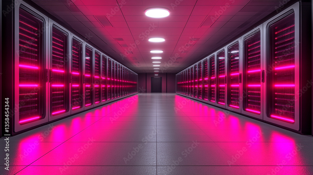 Fototapeta premium Sleek research database interface in white, gold, red, and silver tones symbolizes innovation, data integrity, and futuristic technology, representing groundbreaking analysis and modern advancements. 