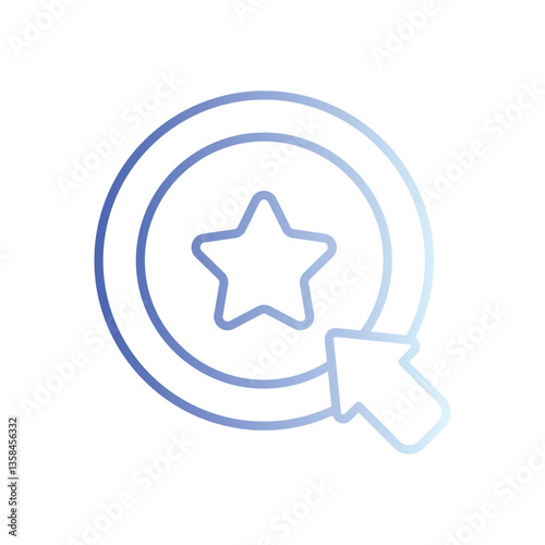 Elect Button icon vector stock illustration