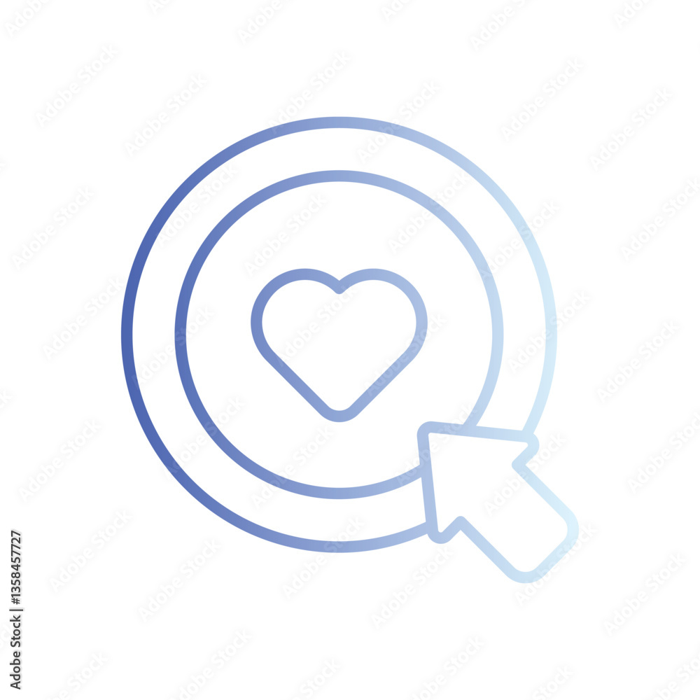Like Button icon vector stock illustration Like Button icon vector stock illustration