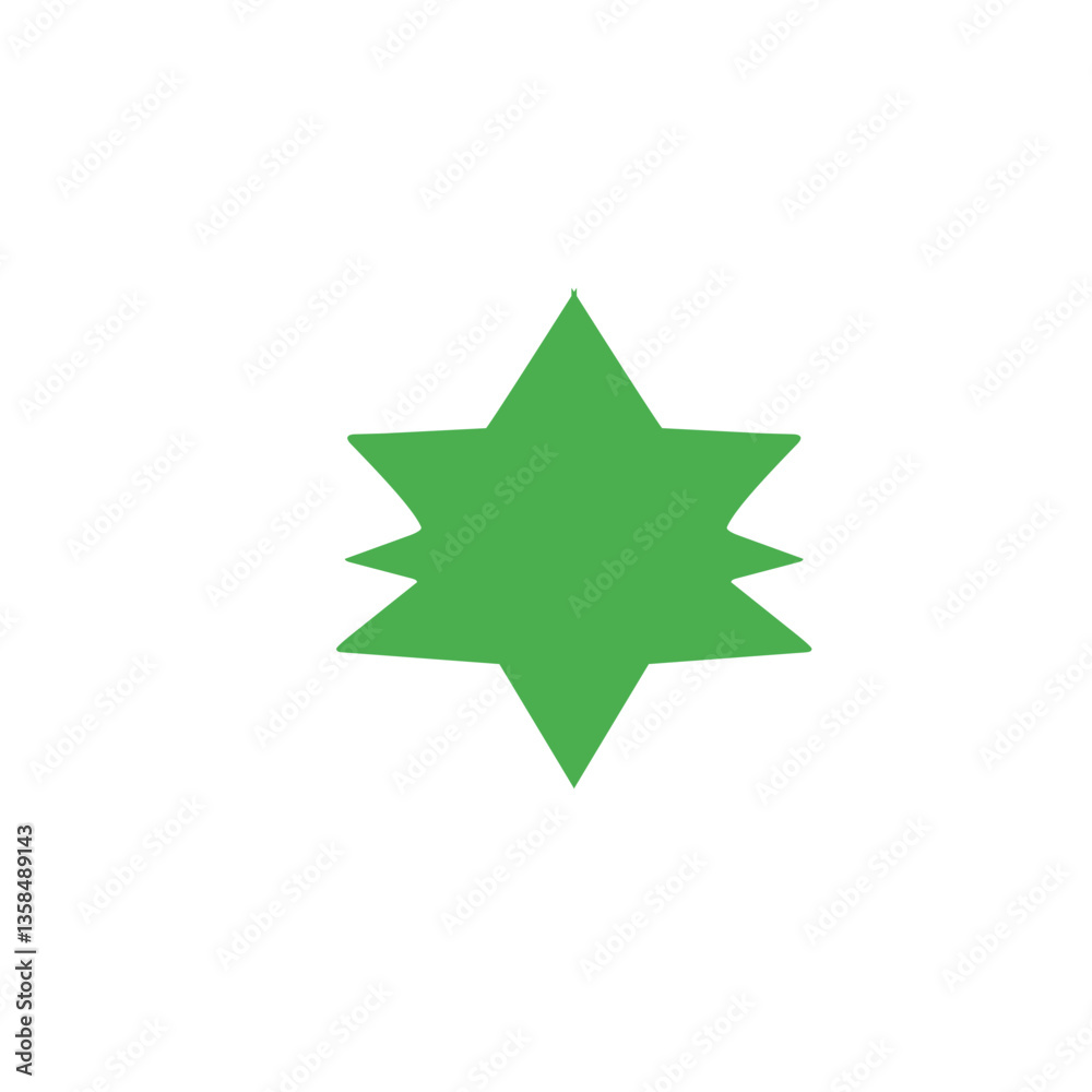 green star vector green star vector