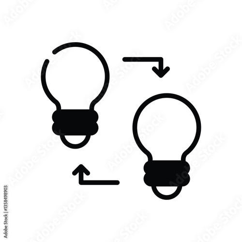 Share Ideas icon vector