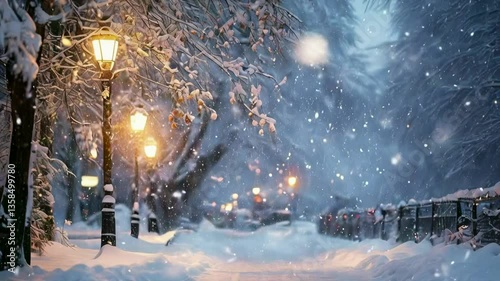 snow covered trees