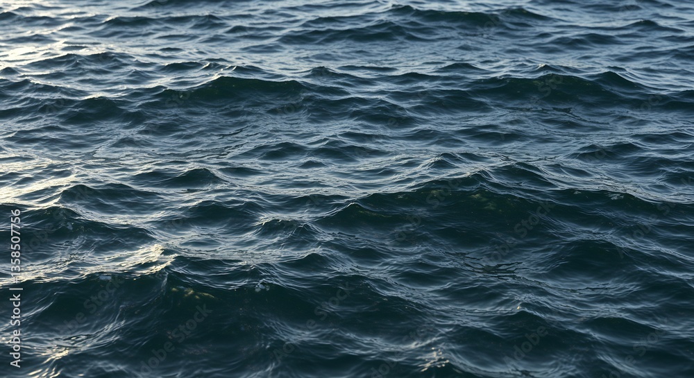 Dark blue ocean water texture subtle wave patterns. AI Generated Dark blue ocean water texture subtle wave patterns. AI Generated