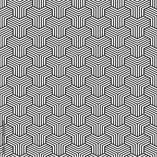 Seamless  modern geometric Line Pattern background