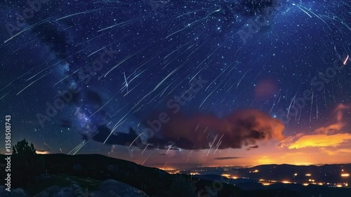 starry night sky