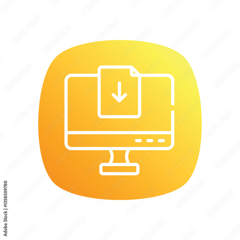 Download icon vector Download icon vector