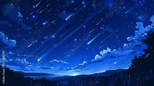 fiber optics background with lots of light spots