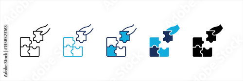 Contribute Multi Style Icon Set