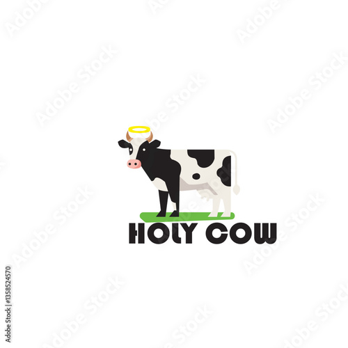 holy cow vector ready eps 10 format 