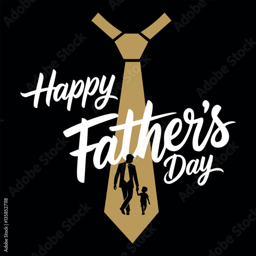 happy fathers day card, fathers day tie design, dad appreciation graphic