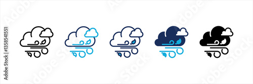 Windy Multi Style Icon Set