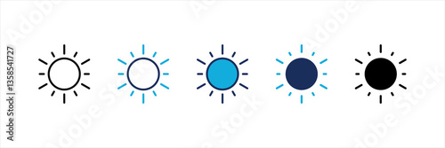 Sunny Multi Style Icon Set