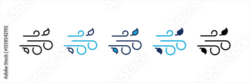 Wind Multi Style Icon Set