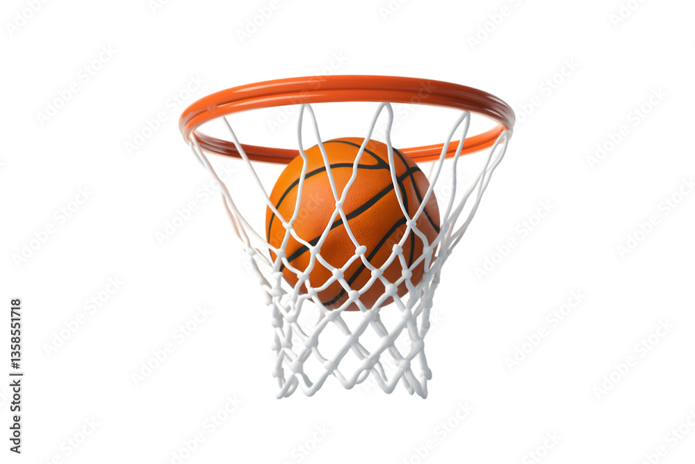 Basketball Swish Net Orange Ball Hoop Basketball Swish Net Orange Ball Hoop