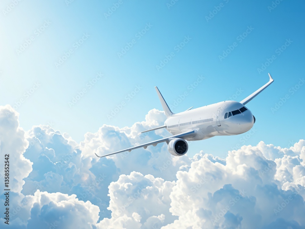 Fototapeta premium airplane in the sky