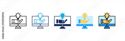 Intellectual Property Multi Style Icon Set