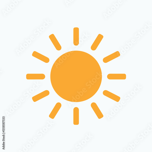 Free vector sun icon