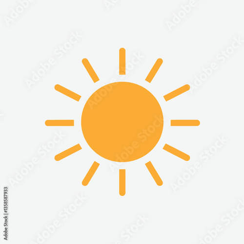 Free vector sun icon