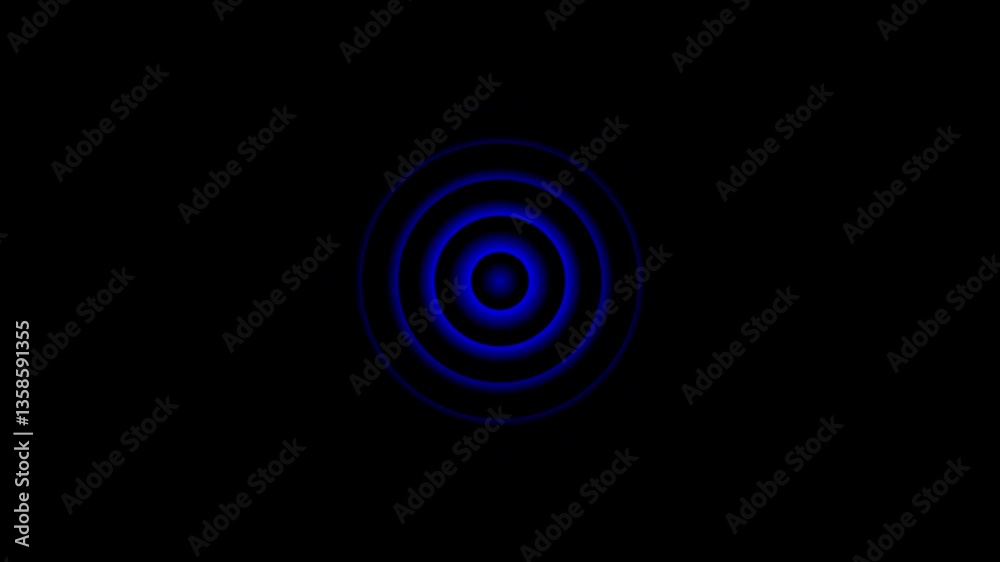 Radio wave screen background animation. Technology glowing neon circle radio wave background . wireless Wi fi icon animated background . Radio wave screen background animation. Technology glowing neon circle radio wave background . wireless Wi fi icon animated background .