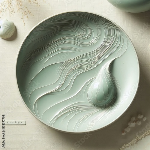 Celadon Whisper Shell – Soft celadon greens featuring whisper