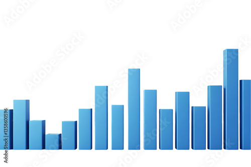 Abstract blue bar graph, data visualization chart Free Download Abstract blue bar graph, data visualization chart - GFXLoad