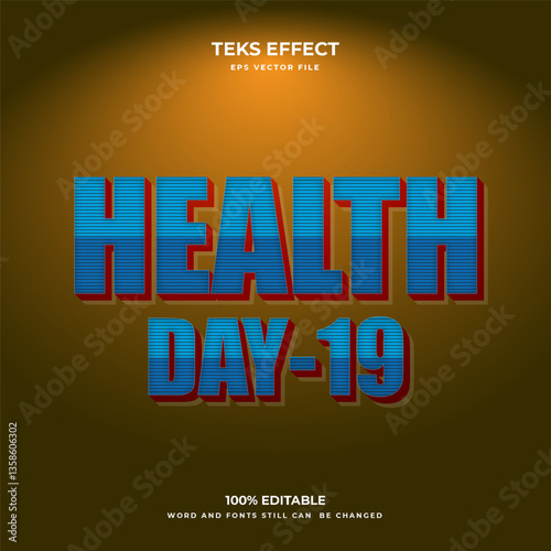 Health Day-19 Text Effect