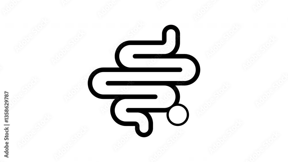 intestine animated icon intestine animated icon