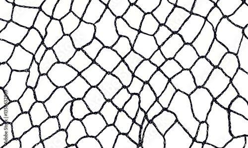 Seamless Soccer Goal Mesh Pattern Vector, Fishnet Design for Sports and Fishing Nets