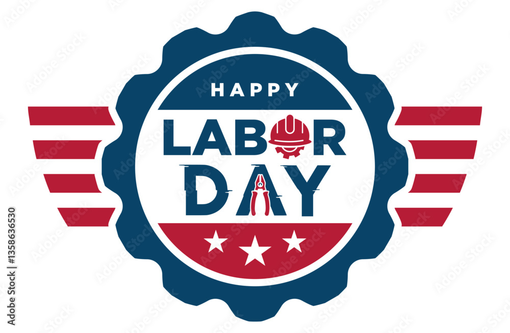 Labor Day Celebrate Vector Illustration Labor Day Celebrate Vector Illustration