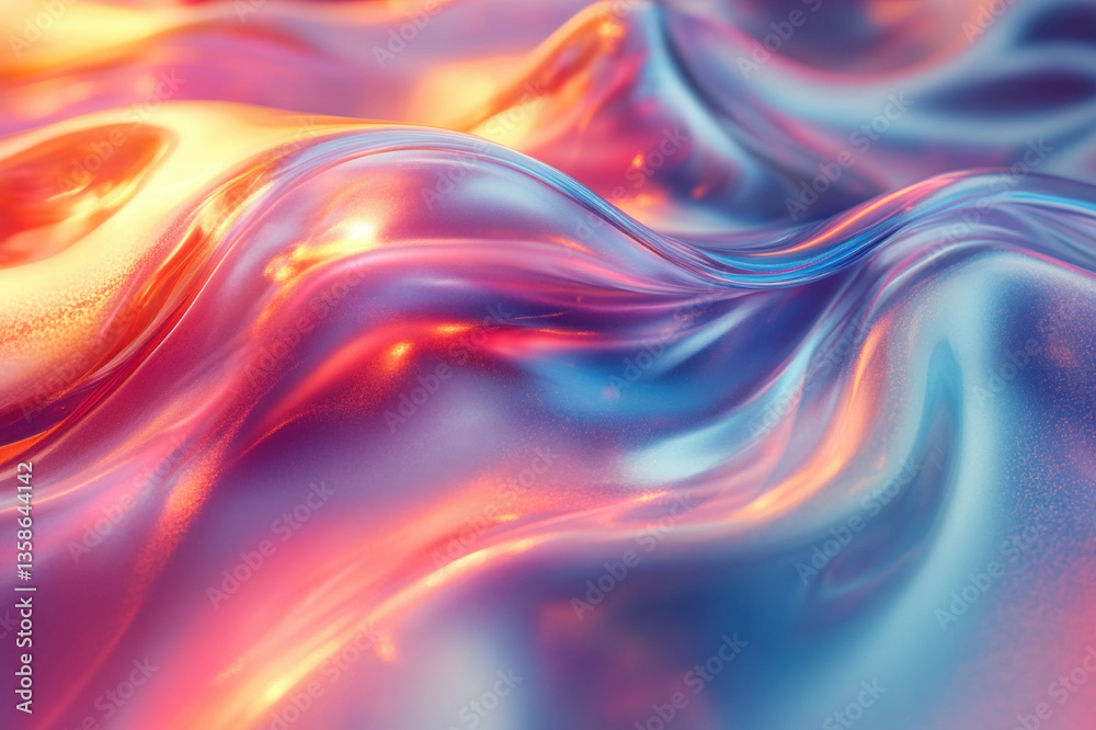 Colorful abstract waves with energy and light Colorful abstract waves with energy and light