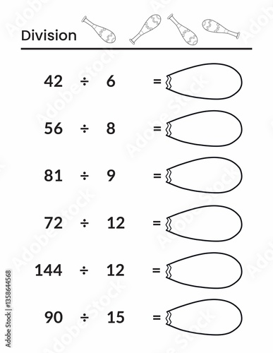 Grade 3 Math activity worksheet
