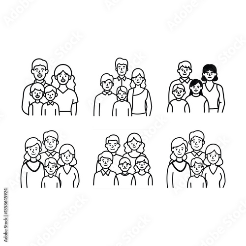 Vector design celebrating family reunion, perfect for events and togetherness themes.