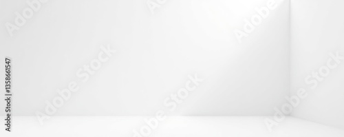 Wallpaper Mural Minimalist white background with gradient shades,  elegant,  abstract Torontodigital.ca