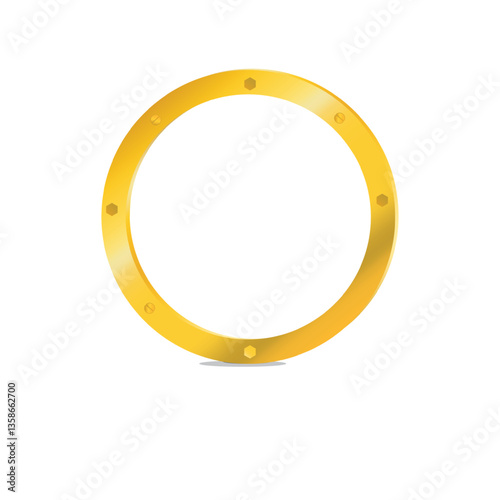 royal gold bangle Indian gold bangles Arabian Bracelet woman fashion jewelry vector illustration