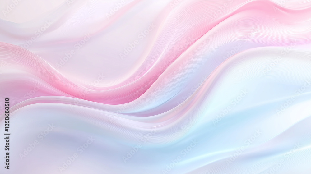 Soft Pastel Swirls: Delicate waves of pastel hues blend seamlessly to create a mesmerizing display of light and color, perfect for conveying a sense of serenity and elegance.