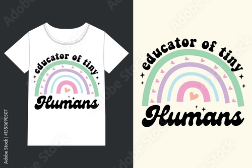 Educator of tiny humans Teacher eps,retro Teacher Quotes eps,
retro Teacher eps Design,
 Teacher eps File,
Teacher eps Cut File, Teacher Cut File, School eps