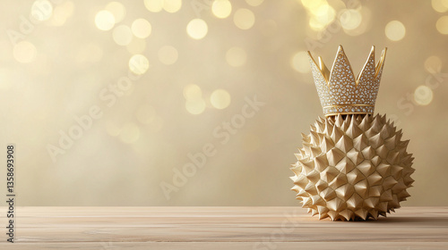 Golden Pineapple Majesty: A...
