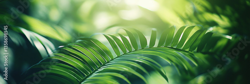 Group background of dark green tropical leaves ( monstera, palm, coconut leaf, fern, palm leaf,bananaleaf) Panorama background. concept of nature