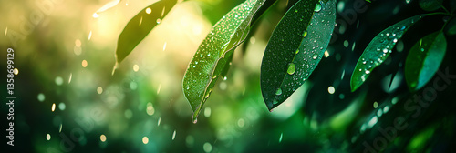 Group background of dark green tropical leaves ( monstera, palm, coconut leaf, fern, palm leaf,bananaleaf) Panorama background. concept of nature