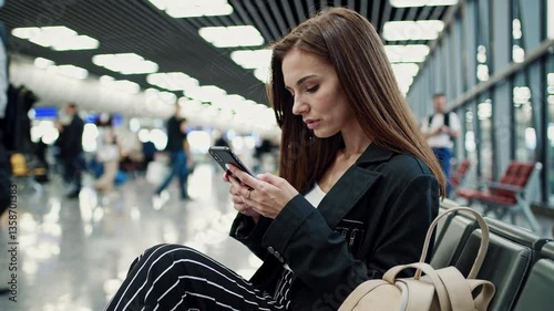 The Woman Using Smartphone