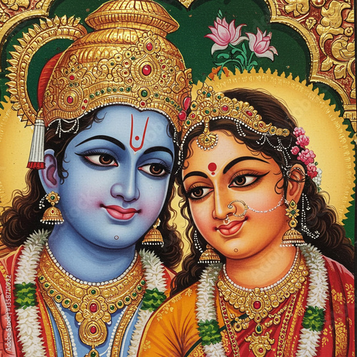 Close-up Portrait of Hindu ...
