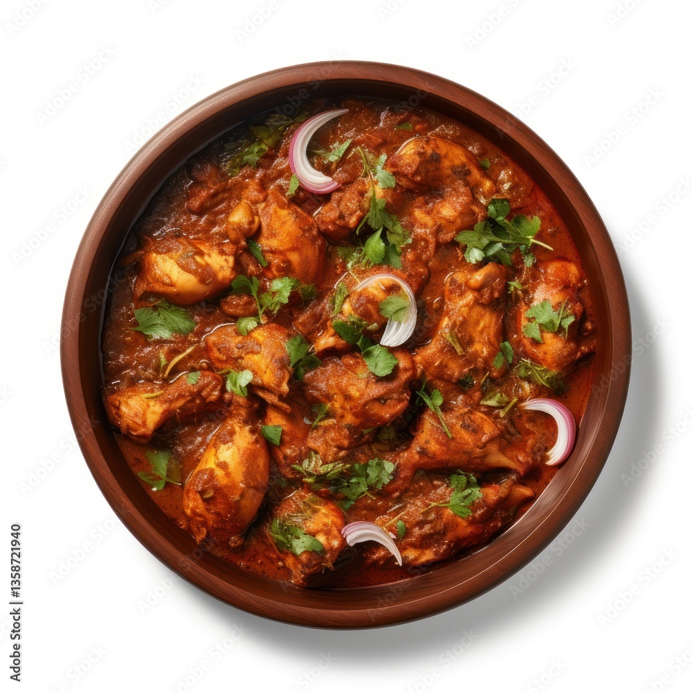 Fototapeta premium Chettinad Chicken curry chicken spicy.