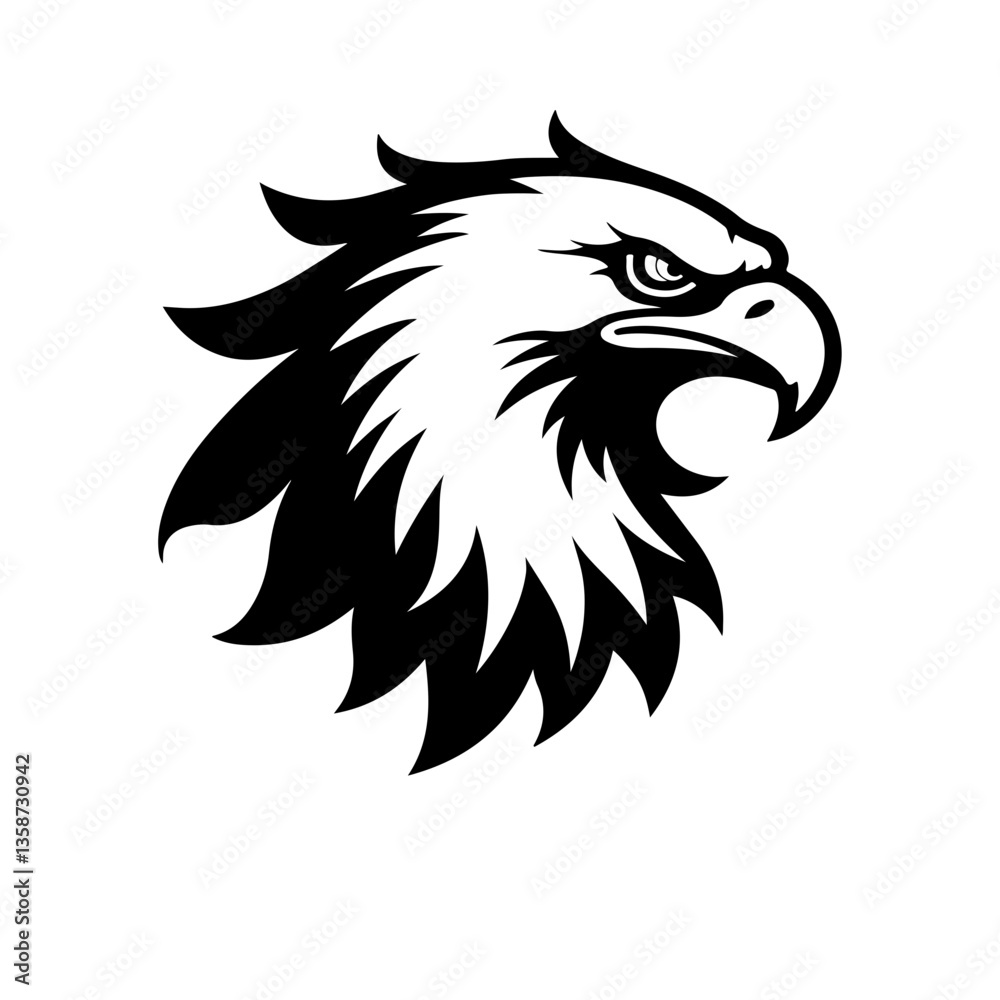 Obraz premium Illustration of eagle icon vector