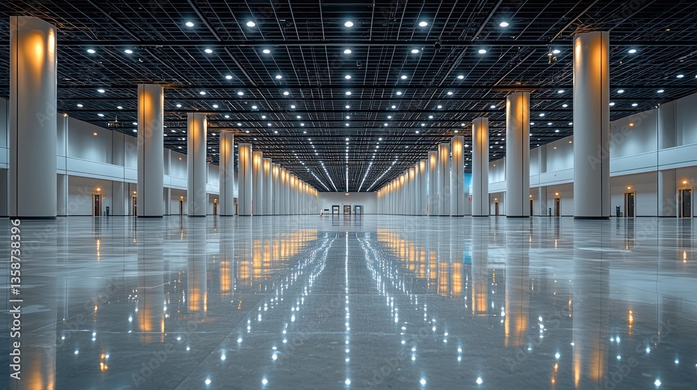 Obraz premium Empty exhibition hall