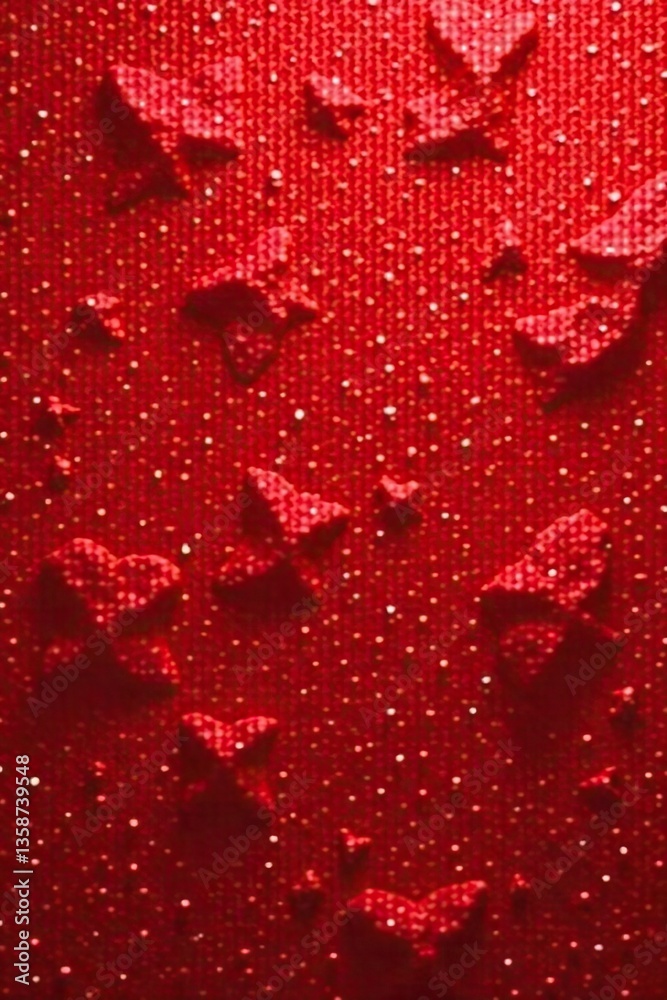 Richly textured red backdrop for art and design projects, canvas, fine art Richly textured red backdrop for art and design projects, canvas, fine art